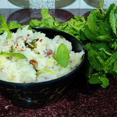 A picture of Pudina Samak Rice.