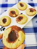 Volcanes de dulce de leche saludables