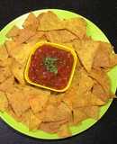 Nachos with Tomato Salsa
