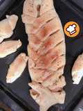 Chicken chessy bread pizza