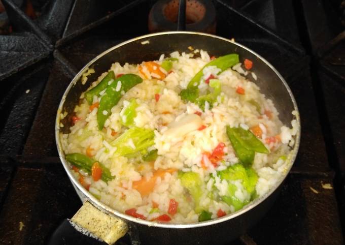 Recipe of Quick Broccoli Pimento Rice