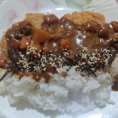 A picture of Katsu Curry Rice (カツカーレライス).