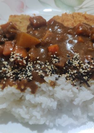 A picture of Katsu Curry Rice (カツカーレライス).