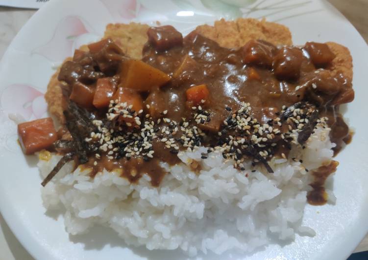 Quick and Easy Katsu Curry Rice (カツカーレライス)