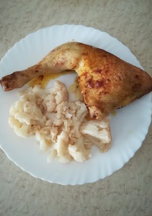 Una foto de Pollo asado