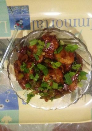 A picture of Idli chilli.