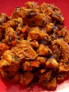 A picture of Yam porridge.