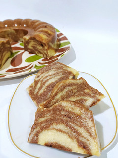 Foto resep Puding Roti Tawar Zebra