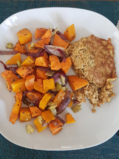 Une photo de Patate douce, butternut et fenouil rôtis !