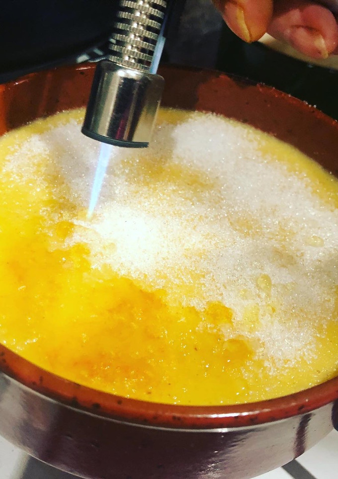 Una foto de Crema catalana