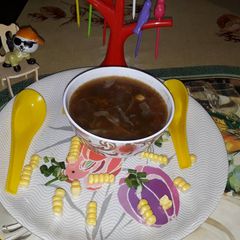 A picture of Veg. Hot & Sour soup.