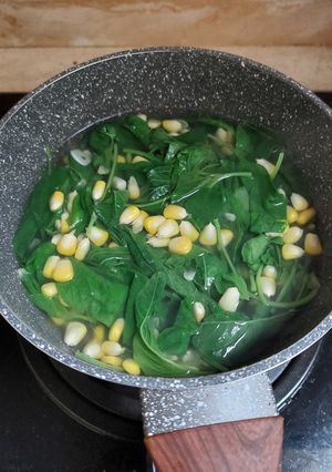 Foto resep Bening Bayam Jagung