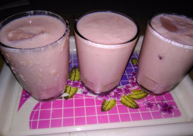 Steps to Prepare Speedy Papaya milk shake