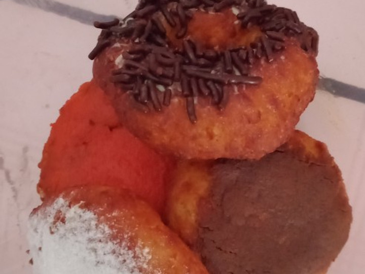 Resep Donat mini kentang aneka rasa, Bikin Ngiler