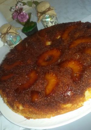 صورة لوصفة كيكة الأناناس