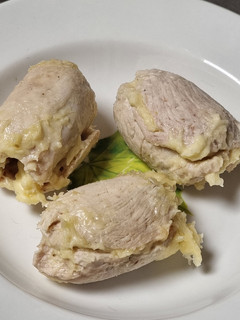 Una foto de Rollitos de pollo rellenos