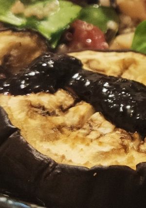 Une photo de Aubergine sauce dengaku-miso