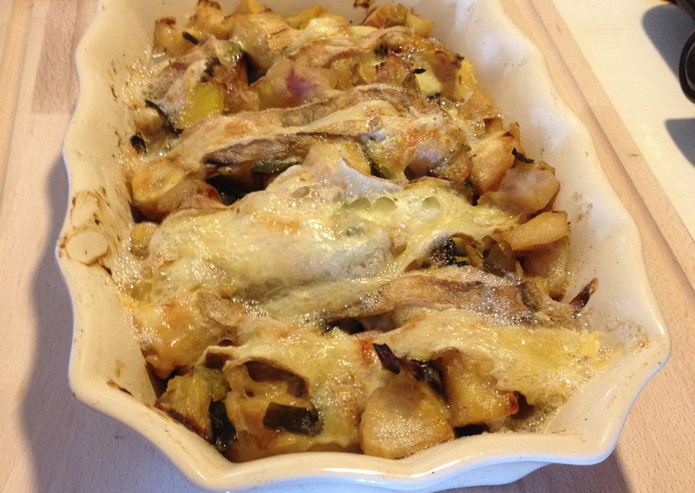 Gratin de légumes au Chambérat