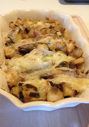 Une photo de Gratin de légumes au Chambérat