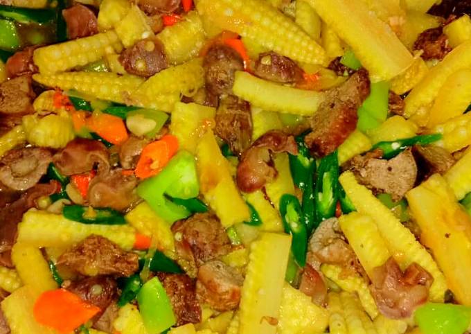 Resep Tumis baby corn cabe ijo yang Lezat Sekali