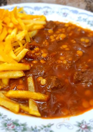 عکسی از دستور قیمه قیسی