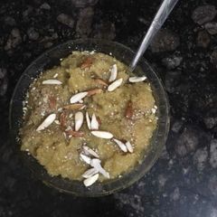 Moong dal halwa A picture of Moong dal halwa.