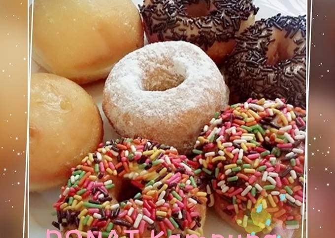 Donat montok, lembut tanpa kentang