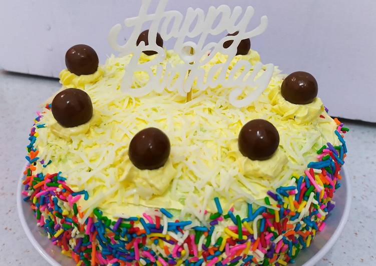 Resep Bolu Kukus Santan Pandan "Happy Birthday"🎂🎉❤️ Anti Gagal