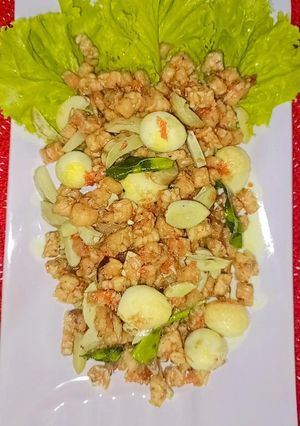 Foto resep Sambel Tempe & Telur Puyuh