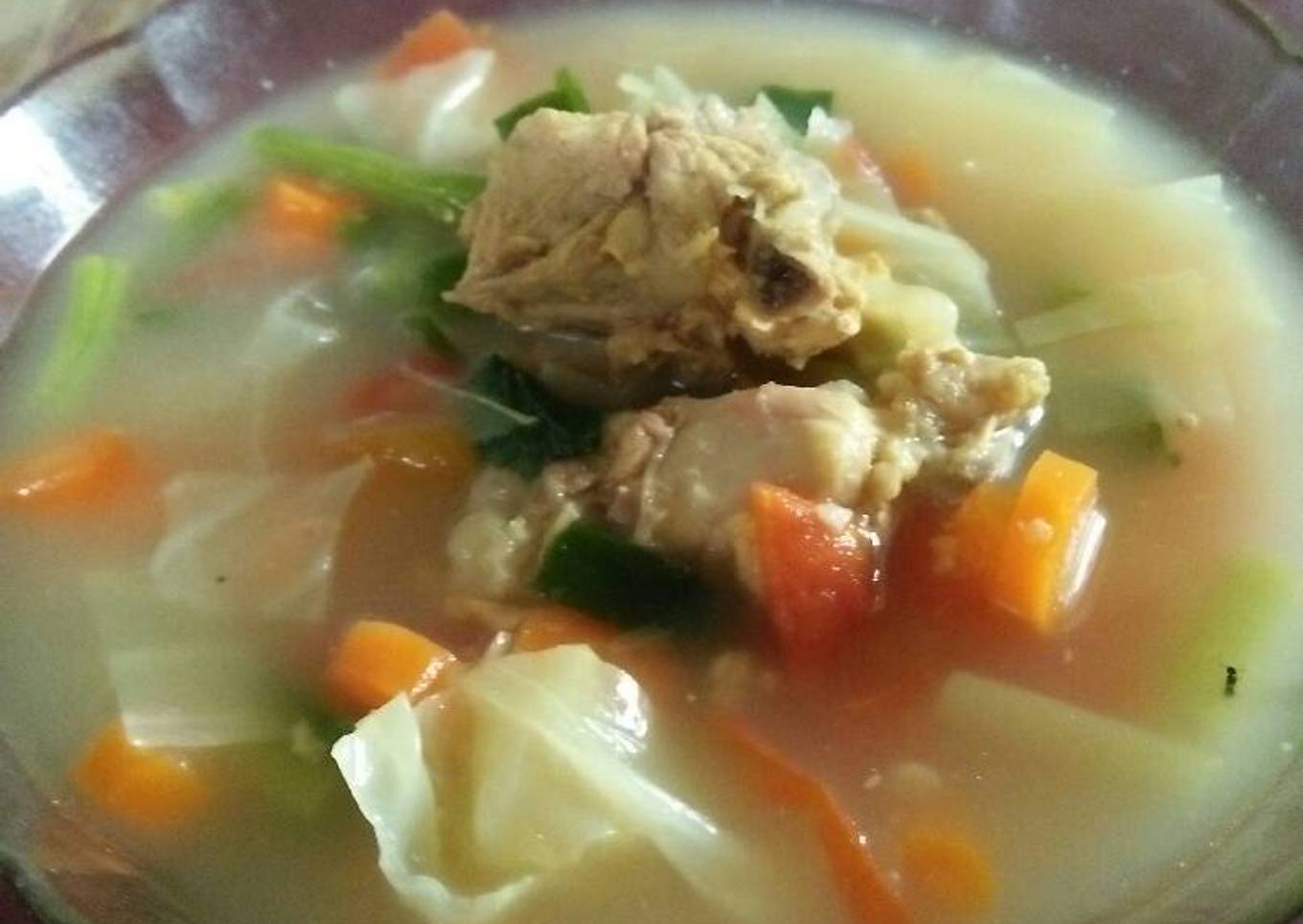Sup ayam sederhana