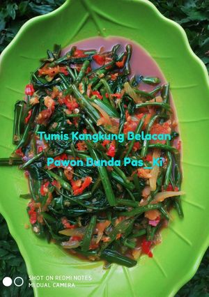 Foto resep Tumis Kangkung Belacan ala Pawon Bunda Pas_Ki