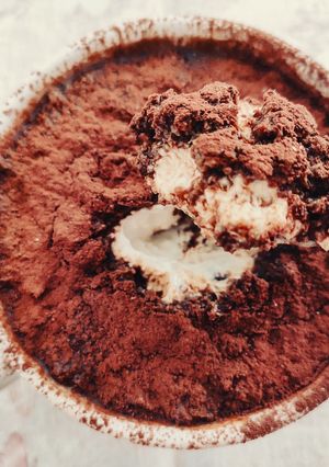 Foto di Dessert al cocco e cacao