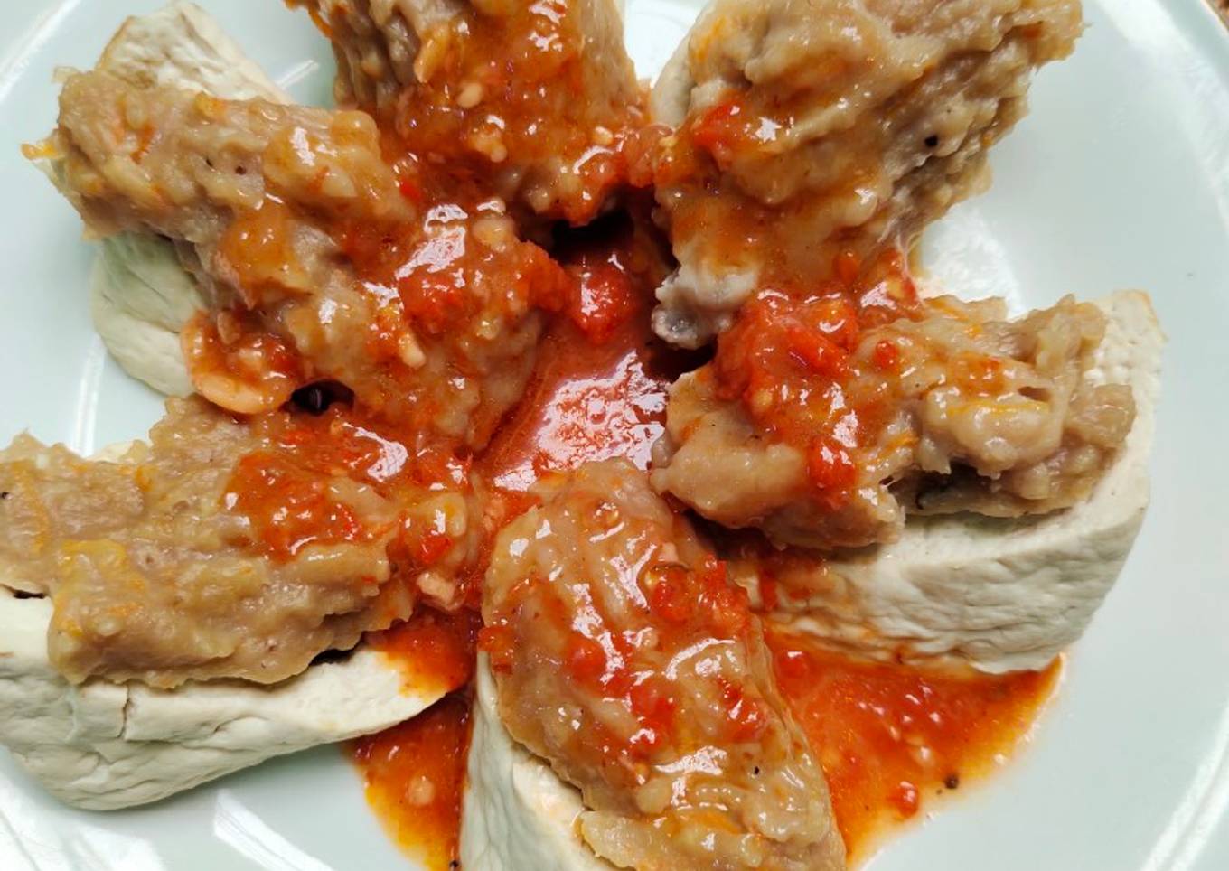 Tahu kukus isi ayam