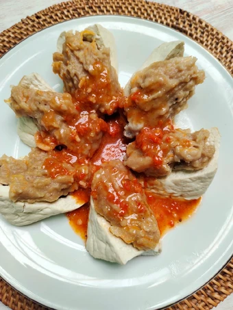Cara Sederhana Membuat Resep  Tahu kukus isi ayam yang Lezat Sekali, Lezat Sekali