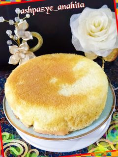 عکسی از دستور 🍰کیک اسفنجی 2 تخم مرغی 🥚