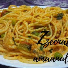 Chicken Spaghetti A picture of Chicken Spaghetti.