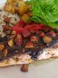 Salmão com inspiração árabe