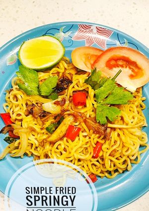 A picture of Very quick-Simple Fried Springy 🍝 Noodle.
