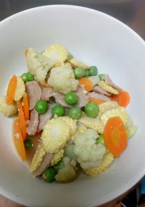 Foto resep Tumis Sayur Kacang Polong