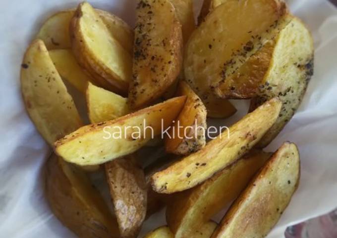 Resep Potato Wedges, Sempurna