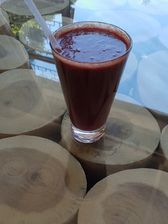 A picture of Homemade 100% Grape Juice.