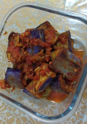 Foto resep Terong teri balado