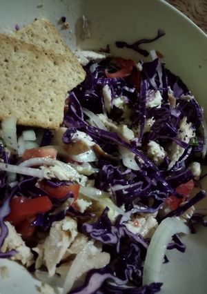 Una foto de Ensalada con pollo