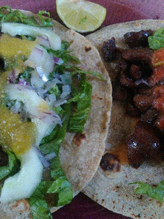 Una foto de Taco de riñón de res