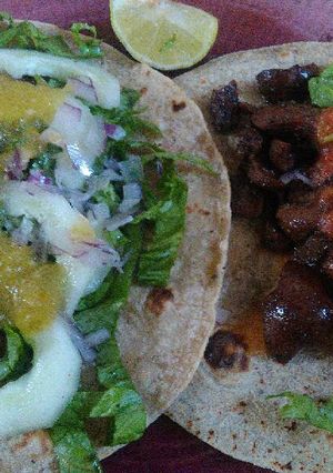 Una foto de Taco de riñón de res