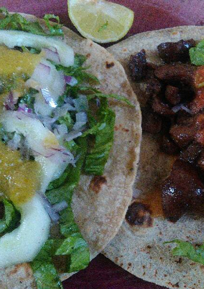 Una foto de Taco de riñón de res