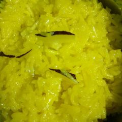 Easy yellow sweet rice A picture of Easy yellow sweet rice.