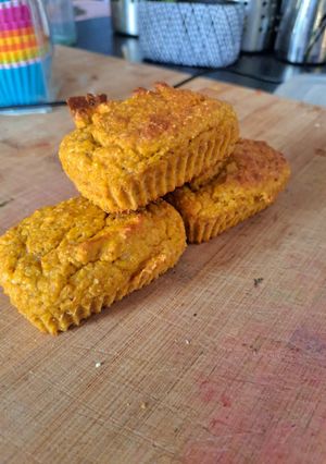Une photo de Mini cake butternut parmesan