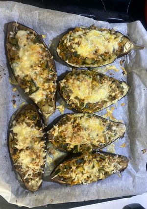Una foto de Berenjenas rellenas de lo que tengas por casa👩🏼‍🍳
