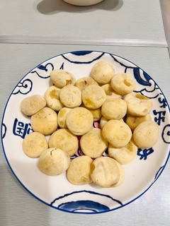 氣炸烤箱|寶寶👶無加糖地瓜QQ球 的食譜成品照片